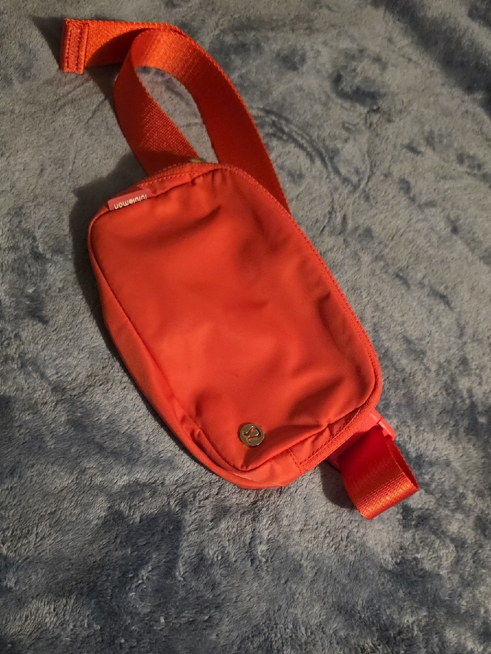 lululemon athletica  Bright Orange Sling Belt Bag
